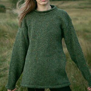 Hand Loomed Roll Neck Sweater